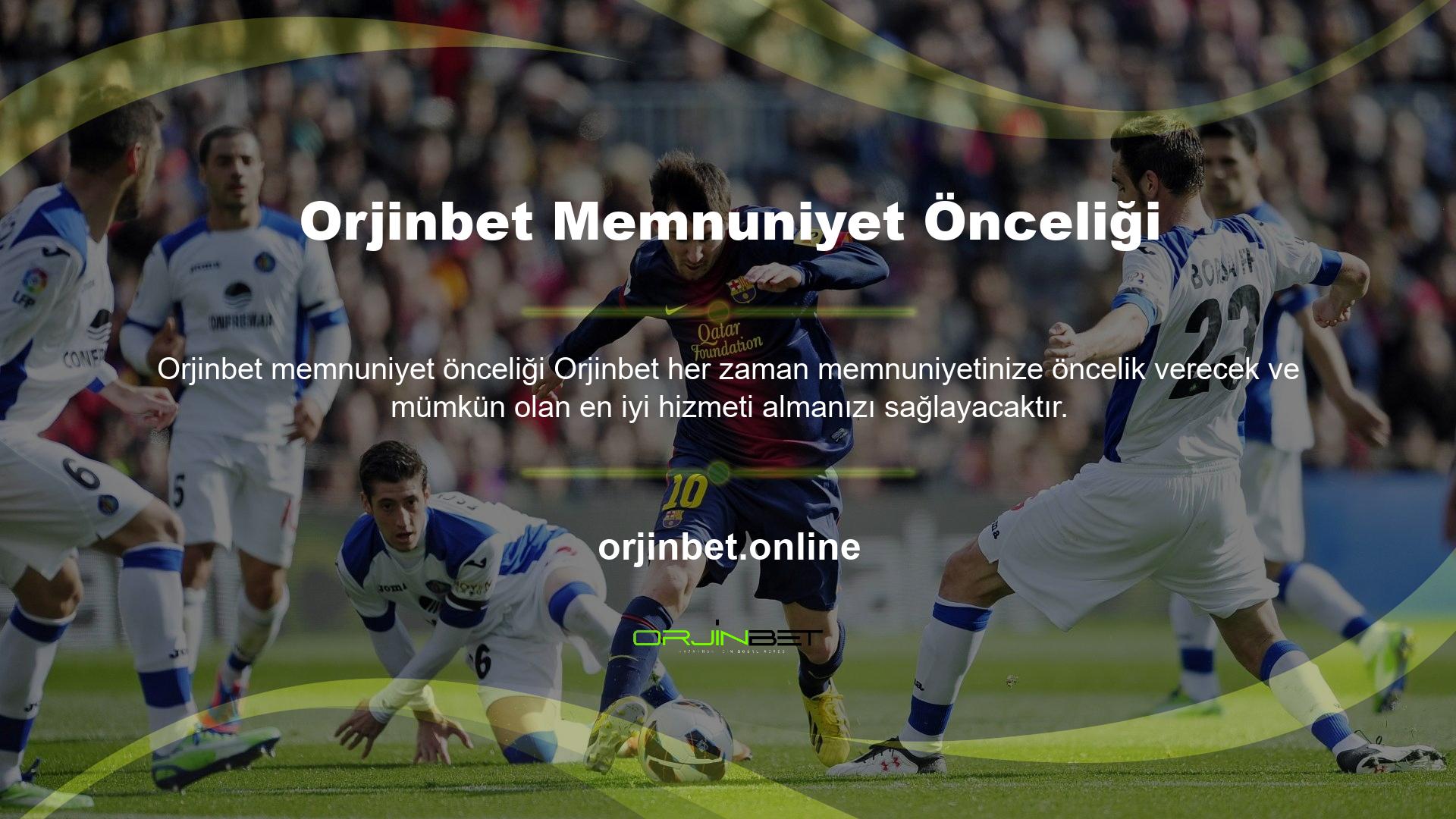 Orjinbet oyun oynayarak ve sporda bahis yaparak çok para kazanabileceğiniz bir yerdir