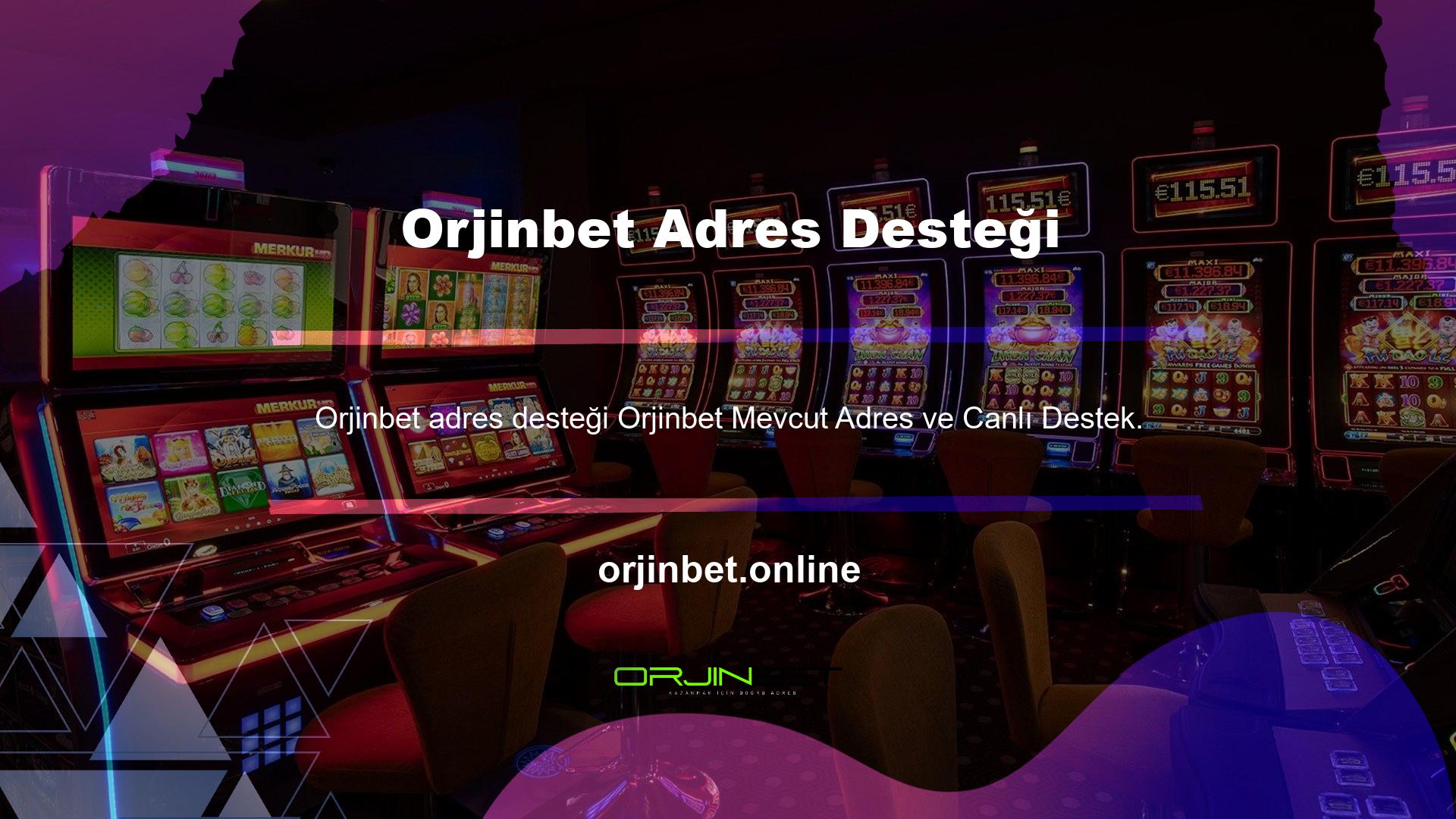 Orjinbet web sitesinin bahis bölümünde görev yapan tüm yatırımcılar, mevcut bir adresleri varsa canlı desteğe başvurabilirler