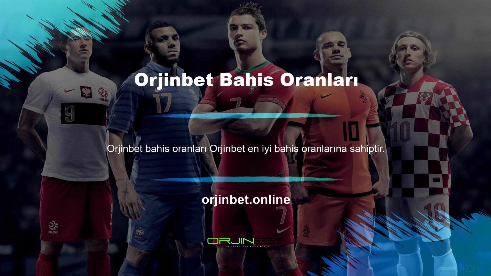 Oranlar, belirli bir sonuca yerleştirilen bahis sayısına göre hesaplanır