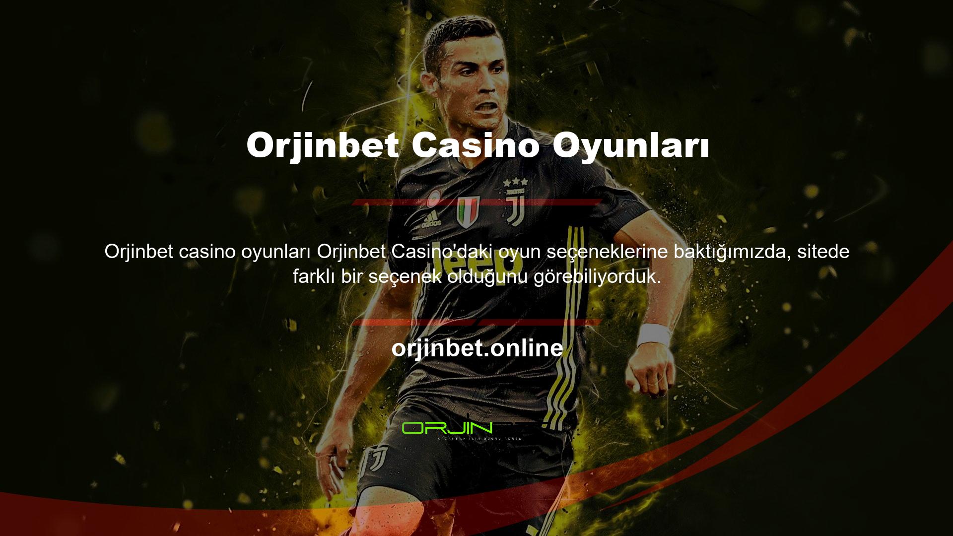 Sadece birkaç tane bulabileceğiniz diğer sitelerin aksine oynayacak birçok oyun var